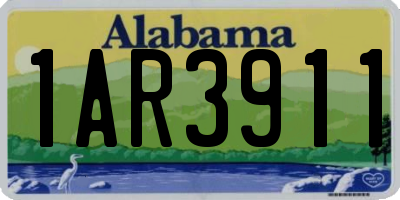 AL license plate 1AR3911