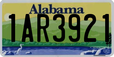 AL license plate 1AR3921