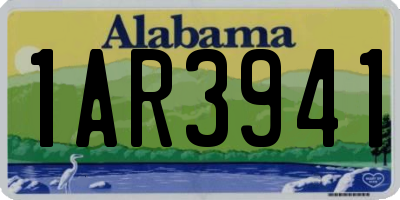 AL license plate 1AR3941