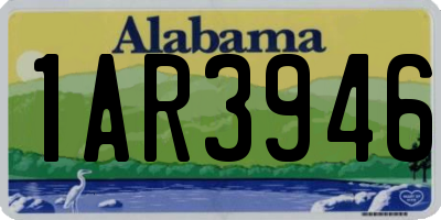 AL license plate 1AR3946
