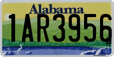 AL license plate 1AR3956