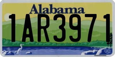 AL license plate 1AR3971