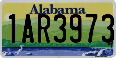 AL license plate 1AR3973