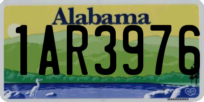 AL license plate 1AR3976