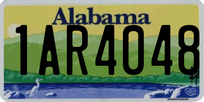 AL license plate 1AR4048