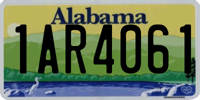 AL license plate 1AR4061