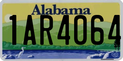 AL license plate 1AR4064