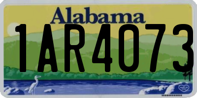 AL license plate 1AR4073