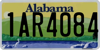 AL license plate 1AR4084