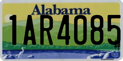 AL license plate 1AR4085