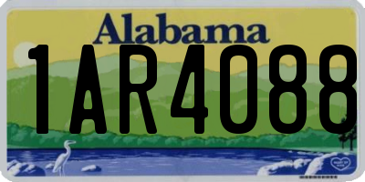 AL license plate 1AR4088
