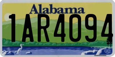 AL license plate 1AR4094