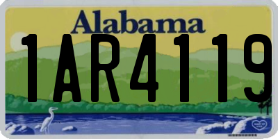 AL license plate 1AR4119