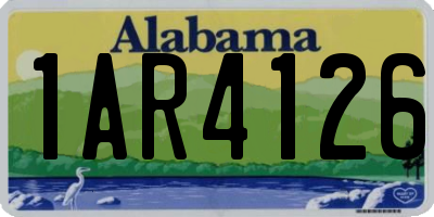 AL license plate 1AR4126