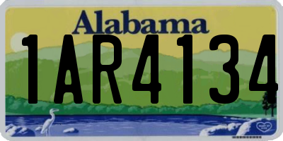 AL license plate 1AR4134