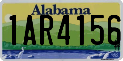 AL license plate 1AR4156