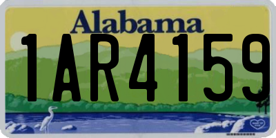 AL license plate 1AR4159