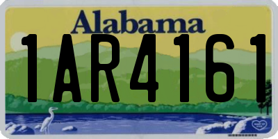 AL license plate 1AR4161
