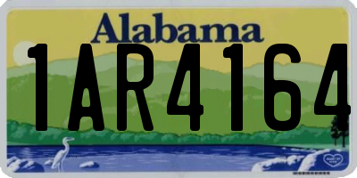 AL license plate 1AR4164