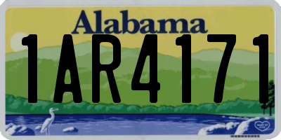 AL license plate 1AR4171