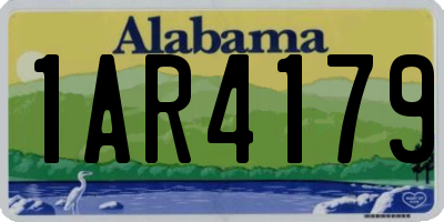 AL license plate 1AR4179