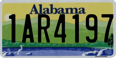 AL license plate 1AR4197
