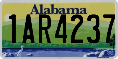 AL license plate 1AR4237