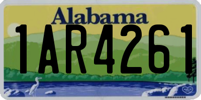 AL license plate 1AR4261
