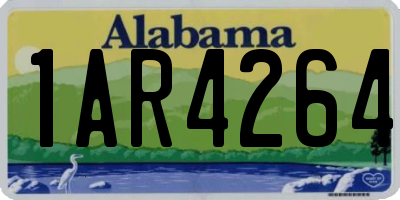 AL license plate 1AR4264