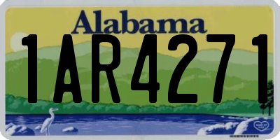 AL license plate 1AR4271