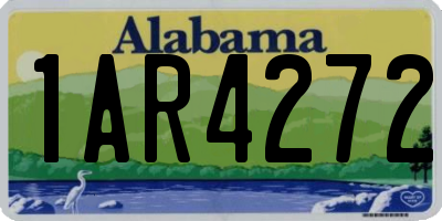 AL license plate 1AR4272