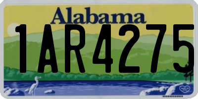 AL license plate 1AR4275