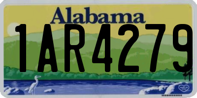 AL license plate 1AR4279