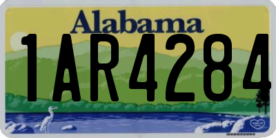 AL license plate 1AR4284