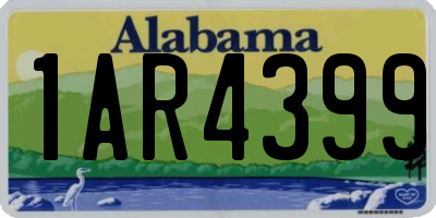 AL license plate 1AR4399