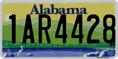 AL license plate 1AR4428