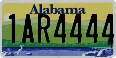 AL license plate 1AR4444