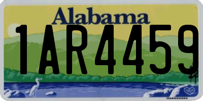 AL license plate 1AR4459