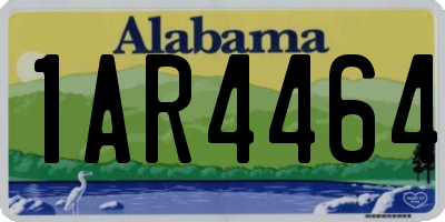 AL license plate 1AR4464