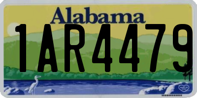 AL license plate 1AR4479