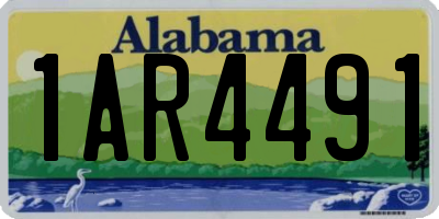 AL license plate 1AR4491