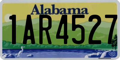 AL license plate 1AR4527