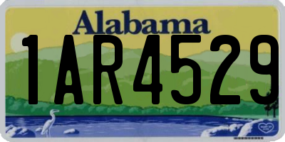 AL license plate 1AR4529