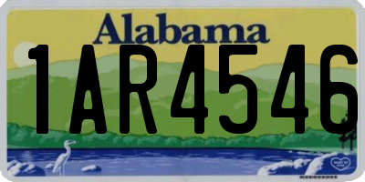 AL license plate 1AR4546