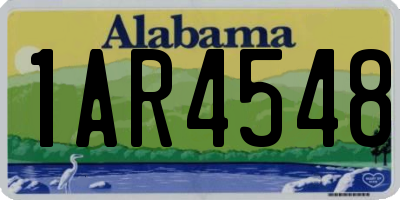 AL license plate 1AR4548