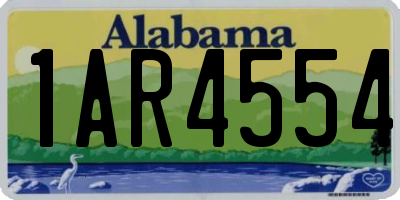 AL license plate 1AR4554
