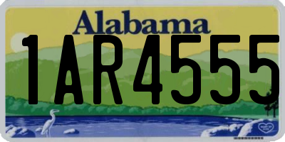 AL license plate 1AR4555