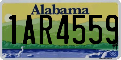 AL license plate 1AR4559