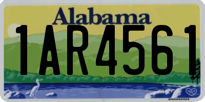 AL license plate 1AR4561