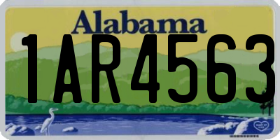 AL license plate 1AR4563